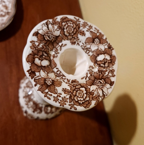 VINTAGE Royal Staffordshire Candlestick & Serving Plate/Bowls - Picture 7 of 9